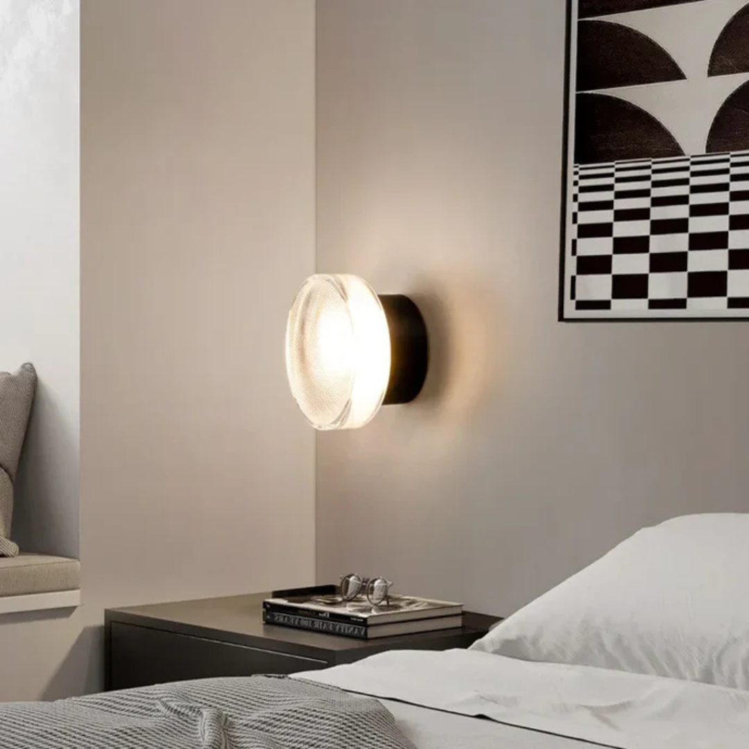 Contemporary Circular LED Wall Light - Fesara