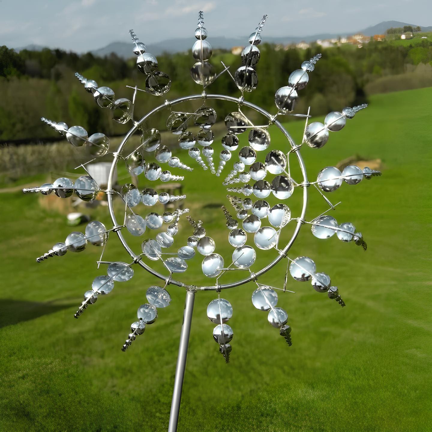 Decorative Metal Garden Windmill