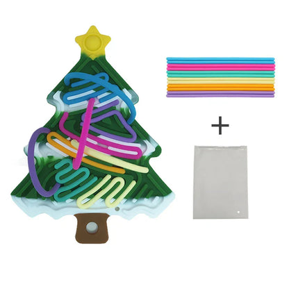 Fun Silicone Christmas Tree Stress Ball