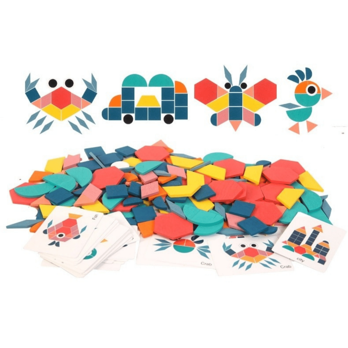 Colorful Geometric Puzzle Toy