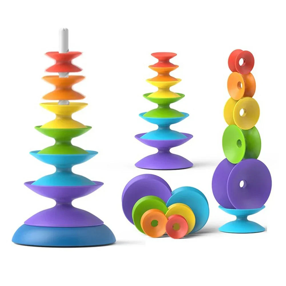 Colorful Kids Stacking Diabolo Toy