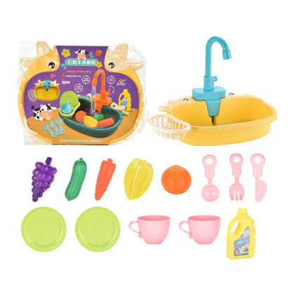Kids Play Kitchen Sink - Water Play Fun Set