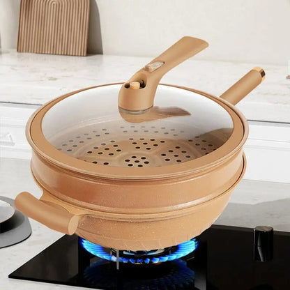 Easy Cook Frying & Steaming Pan Set