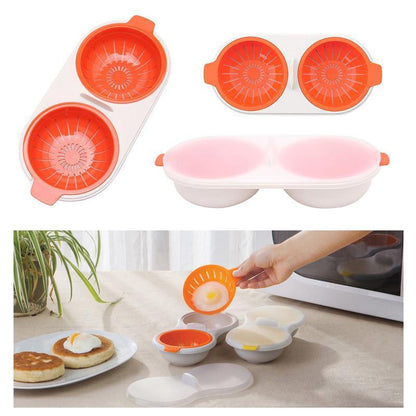 Compact Easy Microwave Egg Boiler