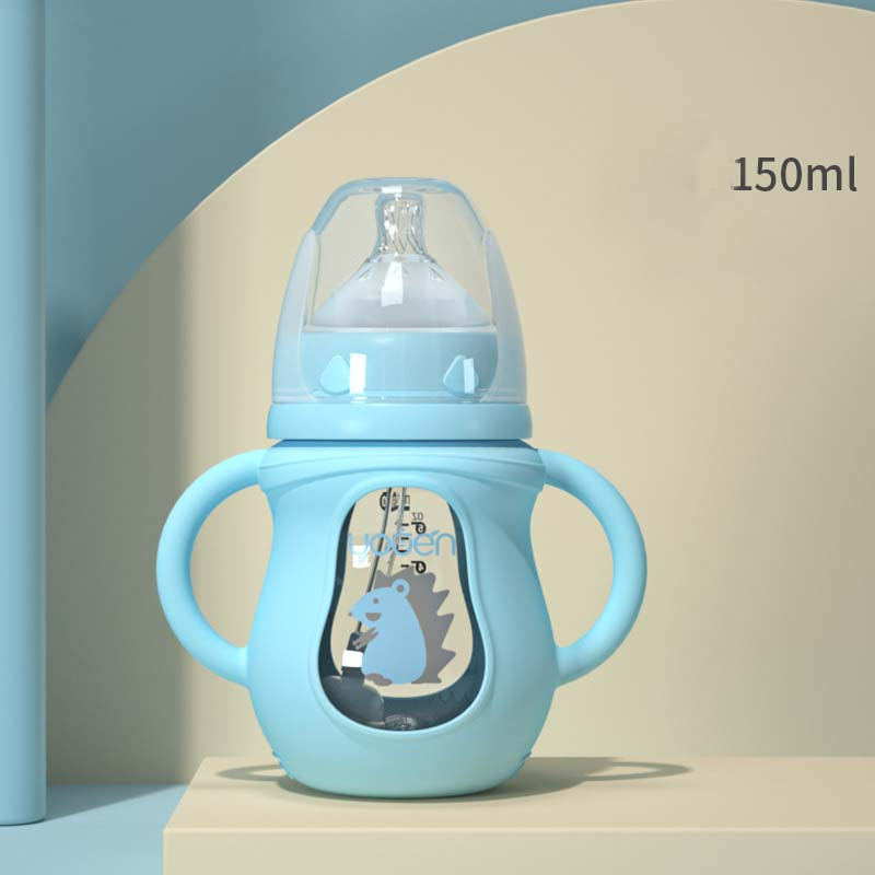 Baby Sippy Bottle with Handles - Soft Silicone & Cute Designs - Fesara