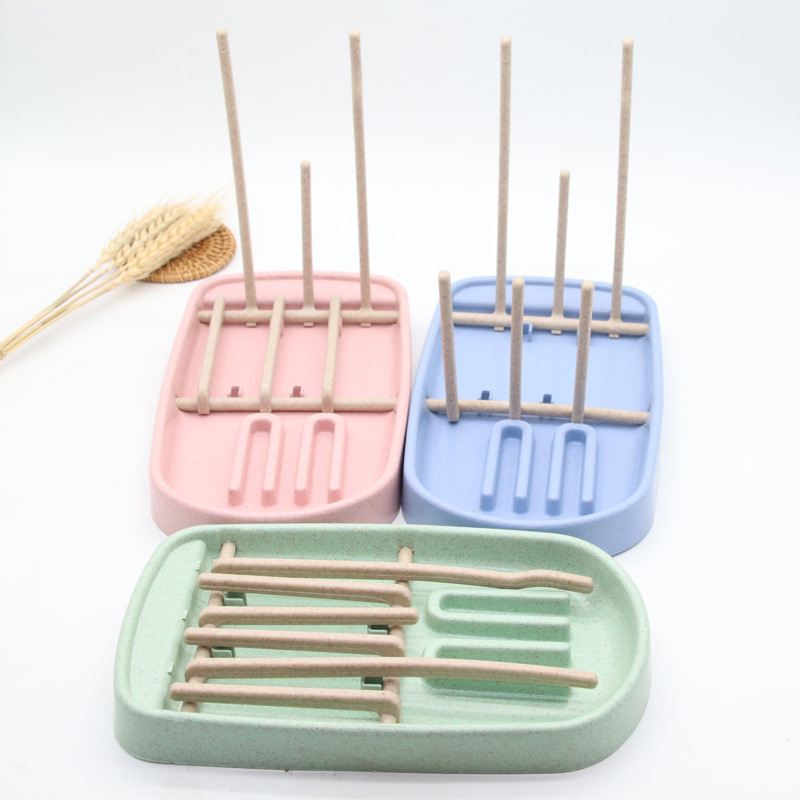 Baby Bottle Drying Rack with Storage Holders - Fesara