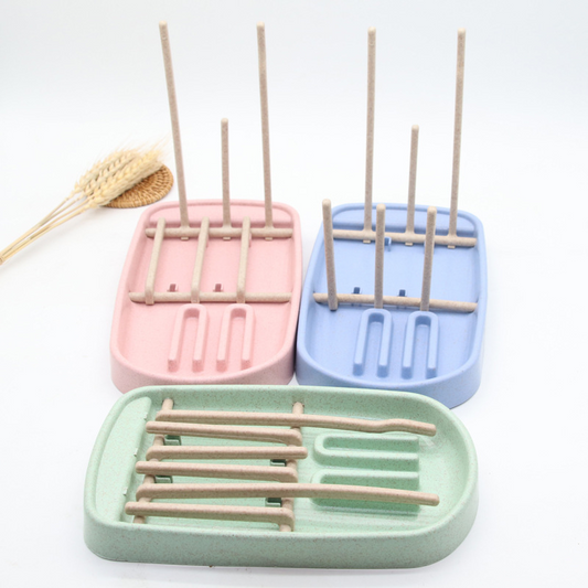 Baby Bottle Drying Rack with Storage Holders - Fesara