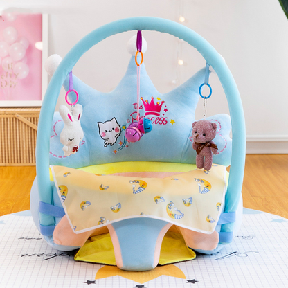 Baby Support Seat with Play Arch - Soft Sitting Helper