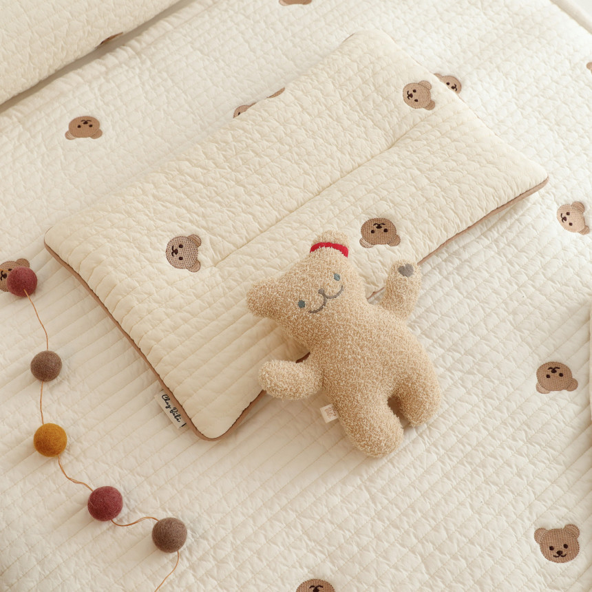 Soft Baby Head Support Pillow with Memory Foam Cushion - Fesara