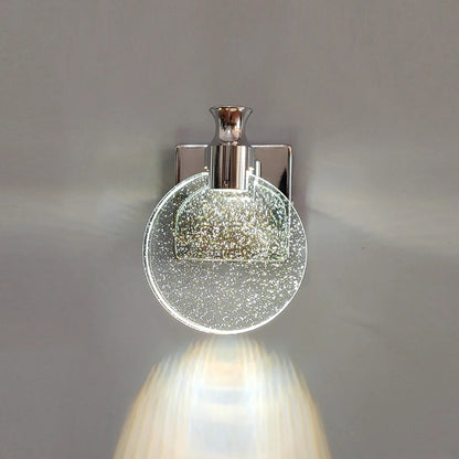 Round LED Wall Lamp Soft Glow 13-16cm Diameter