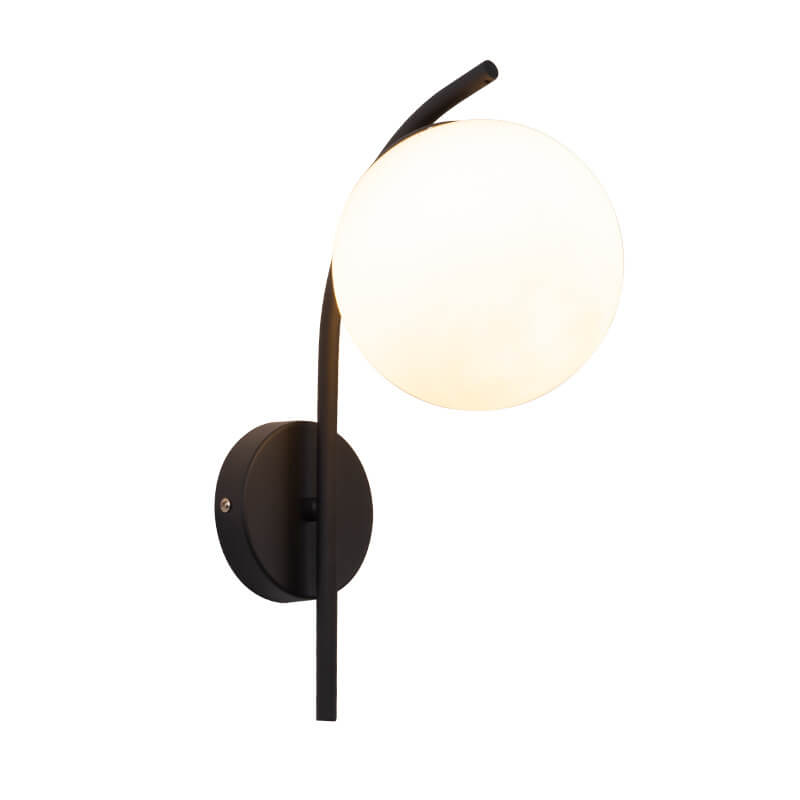 Elegant Glass Pendant Arc Wall Light