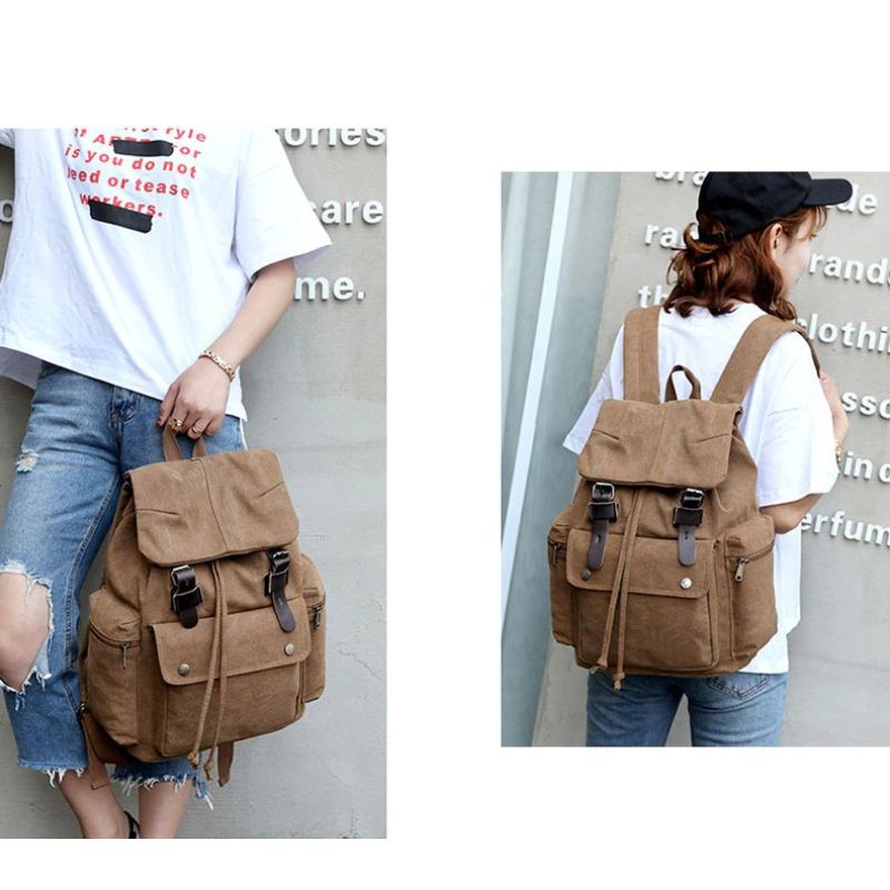 Durable Classic Canvas Large Backpack