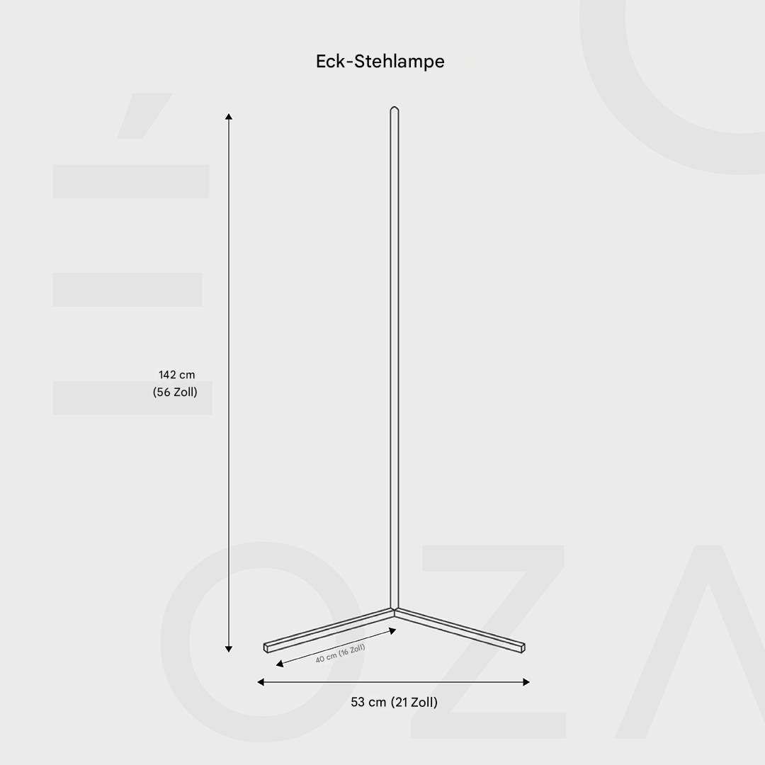 Compact Slim Floor Lamp – Energy Efficient Soft Glow