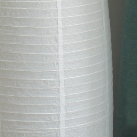 Tall Slim Paper Shade 2-Light Floor Lamp