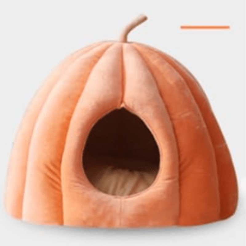 Soft Plush Cat Bed – Warm & Washable Kitty Hut