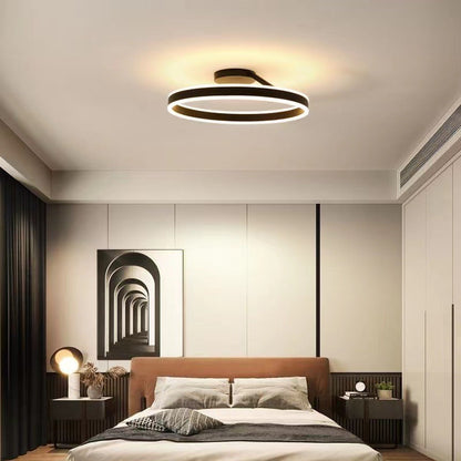 Elegant Gold LED Ceiling Lamp