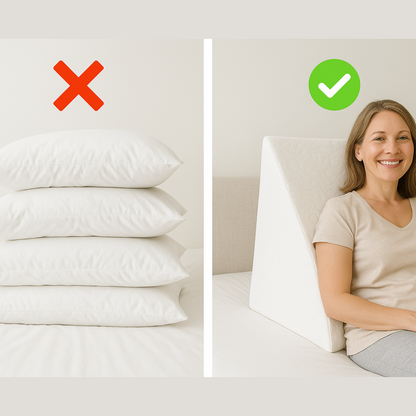 Comfortable Triangle Support Pillow for Back Relief