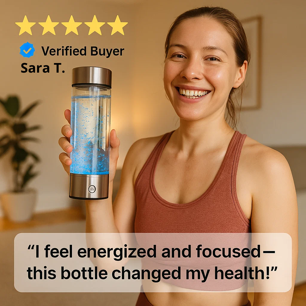 Portable Alkaline Water Bottle with USB Charging