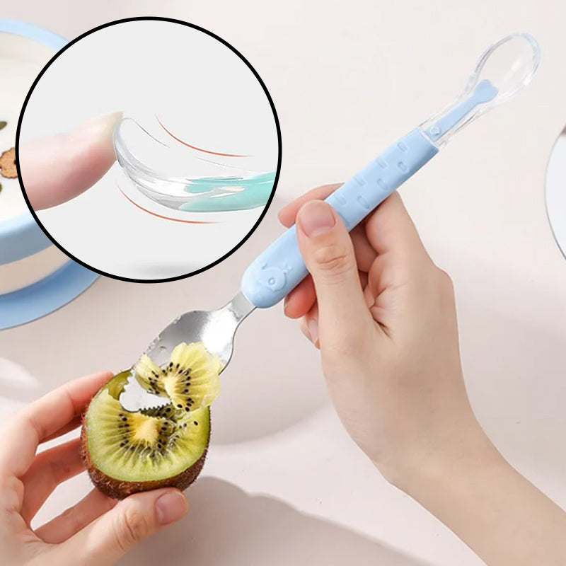 Soft Baby Silicone Spoon Set