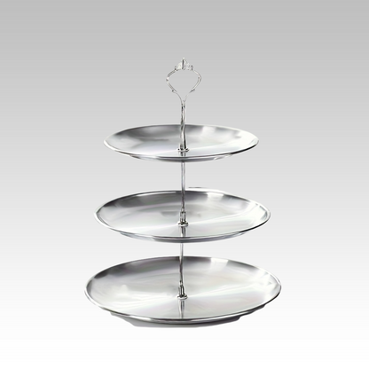 Metal Triple Party Serving Platter
