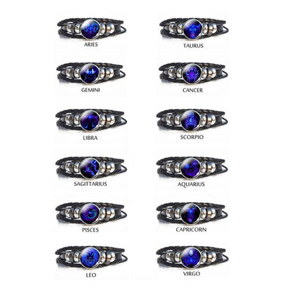 Astronomy Zodiac Sign Bracelet