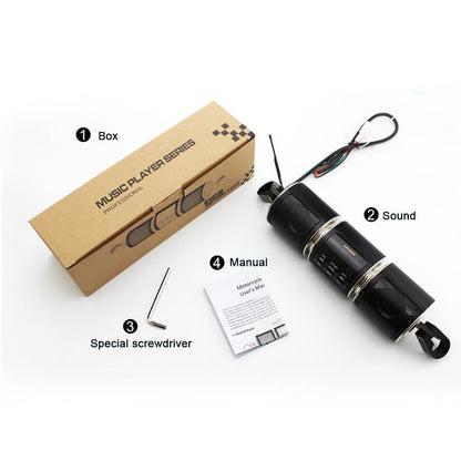 Waterproof Motorcycle Handlebar Bluetooth Music Speaker