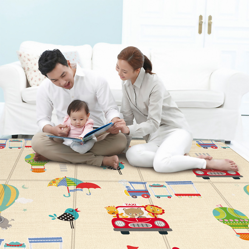 Portable Baby Play Gym with Vibrant Fun Pattern