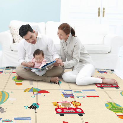Portable Baby Play Gym with Vibrant Fun Pattern