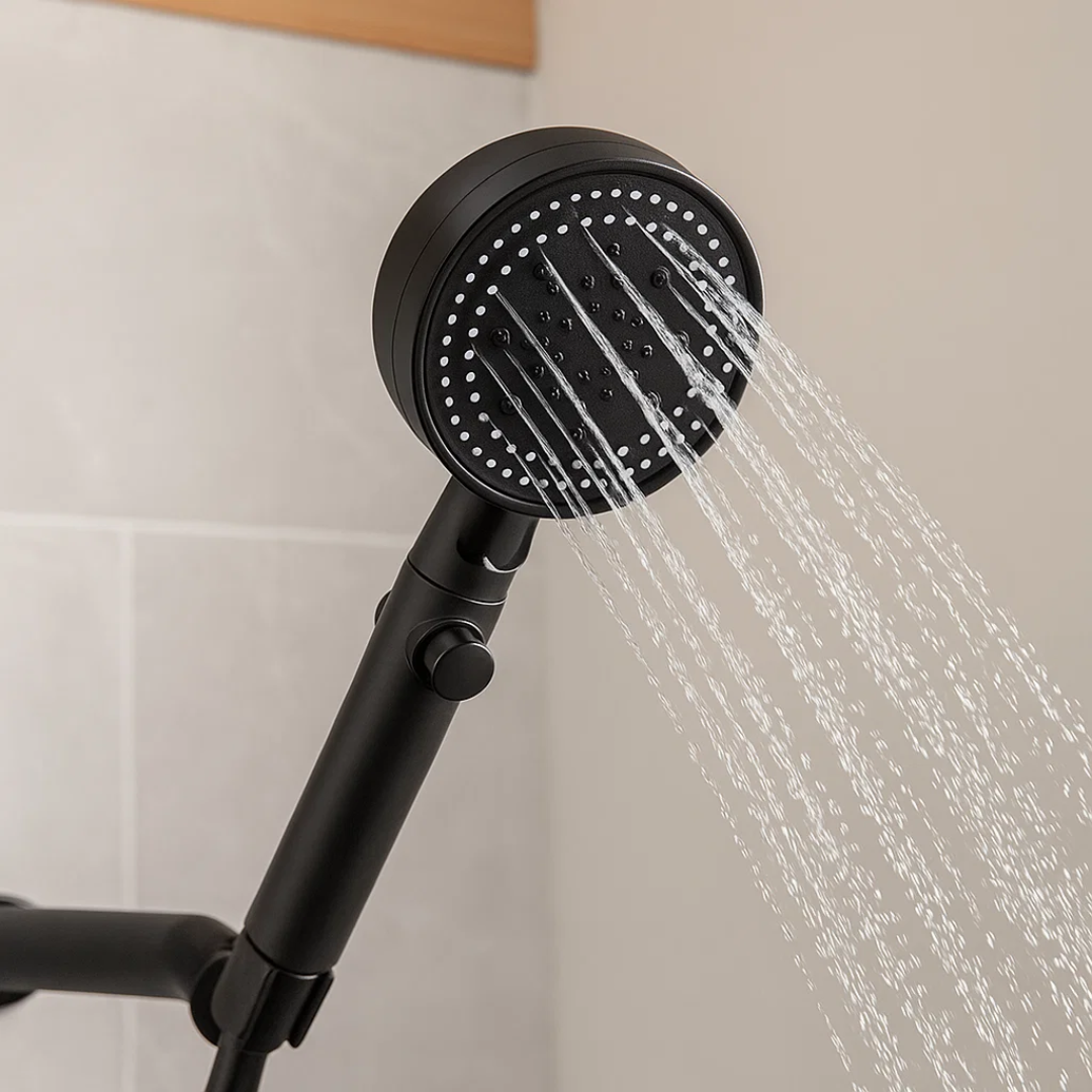 Low Flow Spa Shower Head with Adjustable Settings