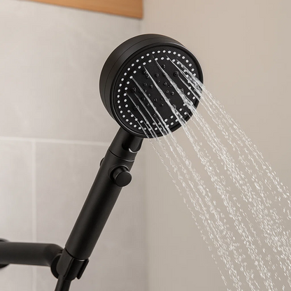 Low Flow Spa Shower Head with Adjustable Settings