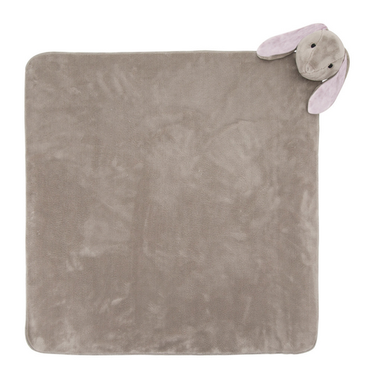 Soft Plush Baby Blanket with Cute Bunny - Fesara