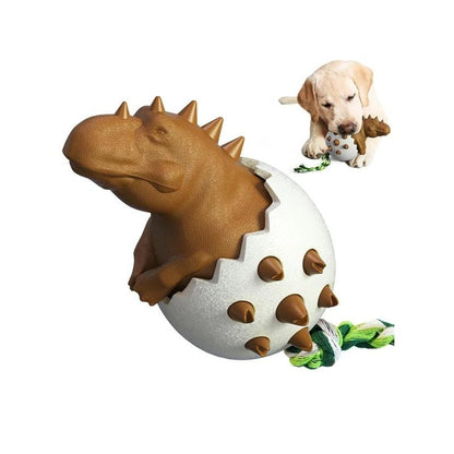 Fun Dino Shaped Dog Chew Toy