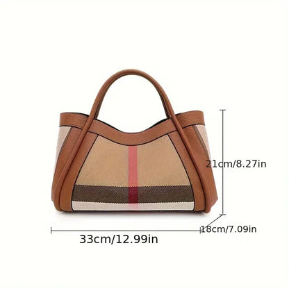 Stylish Ladies Big Patch Leather Cross Body Bag