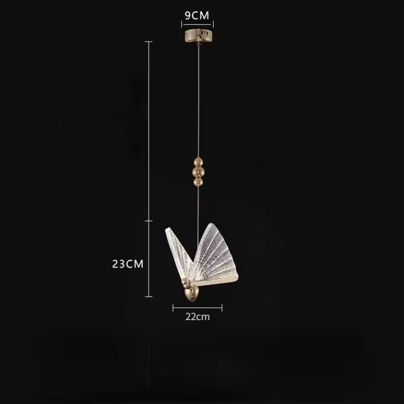 Stylish Butterfly LED Hanging Light Fixture