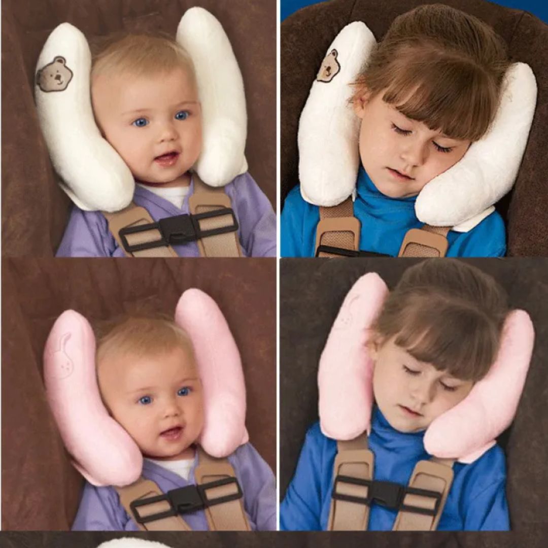 Comfy Kids Car Pillow - Soft Baby Head Support