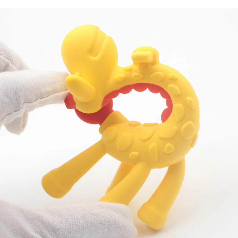 Soft Silicone Baby Teether Toy Giraffe
