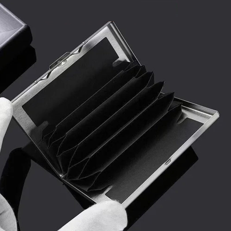 Slim Card Holder with RFID Blocking Protection