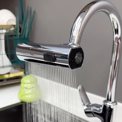 Contemporary Cascade Kitchen Sink Faucet