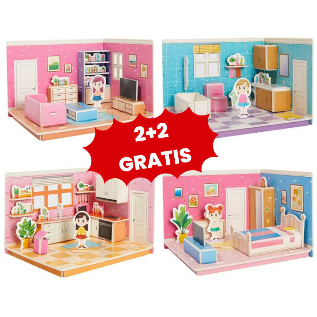 Fesara | Fun 3D Building Kit – Kids Dream Home Puzzle - Fesara