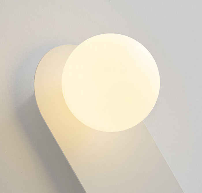 Simple Elegant Glass Wall Sconce Light