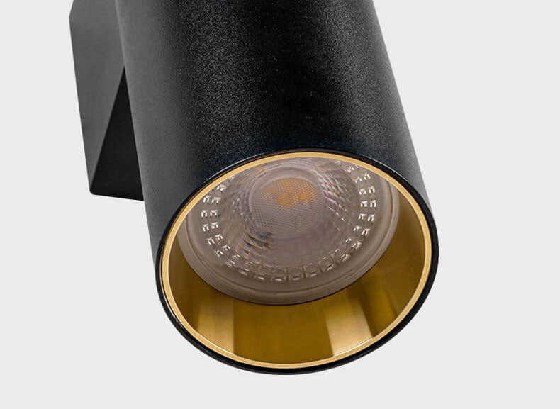 Contemporary Round LED 2-Light Wall Lamp