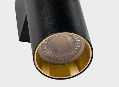 Contemporary Round LED 2-Light Wall Lamp