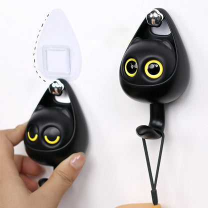 Adorable Smiling Cat Wall Hooks