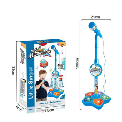 Fun Kids Microphone with Adjustable Music Stand