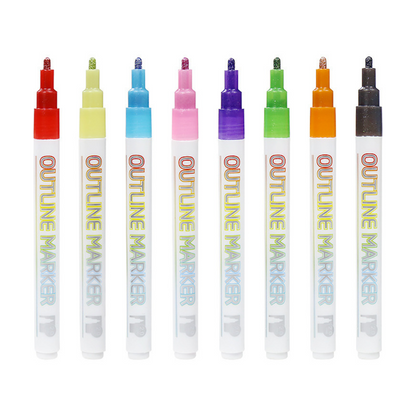 Vibrant Colorful Art Markers