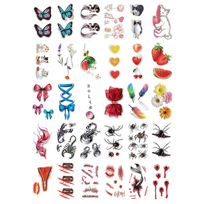 Realistic 3D Temporary Tattoo Sticker