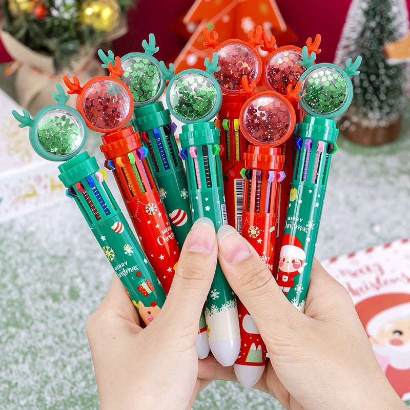 Colorful Holiday Sparkle Pens