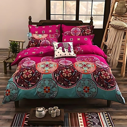 Premium Soft Bedding Duvet Cover Set with Pillows