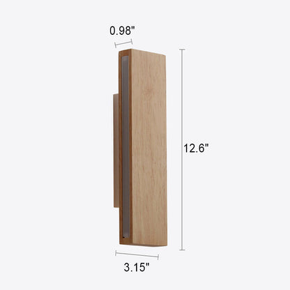 Asian Style LED Wooden Wall Light