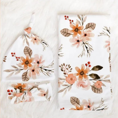 Cozy Baby Swaddle Blanket with Cap